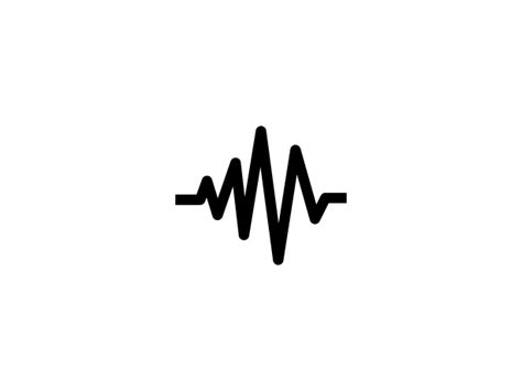 Sound Wave Icon | Waves icon, Sound waves, Music logo design