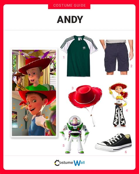 Dress Like Andy Costume | Halloween and Cosplay Guides