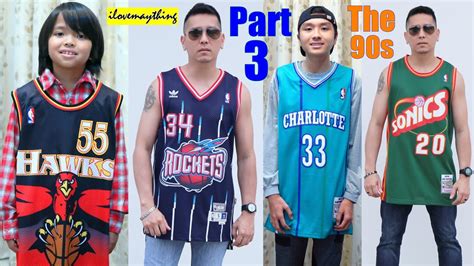 Our NBA Jersey Collection PART 3. How to Style Your NBA Jersey? 90s NBA ...