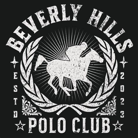 BEVERLY HILLS POLO CLUB T-Shirt Design Template — Customize it in Kittl