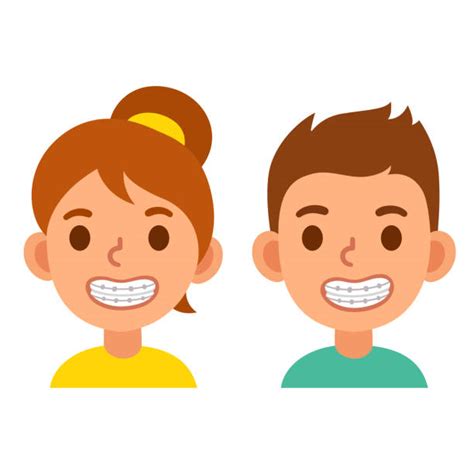 20+ Cute Teen With Braces Clip Art Stock Illustrations, Royalty-Free ...