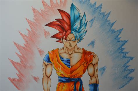 Goku Ssj God Easy Drawing | Hot Sex Picture