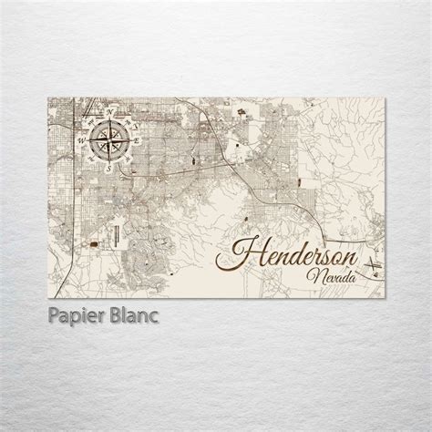 Henderson, NV Street Map - 3XL (45” x 76”) / Sandstorm | Street map ...