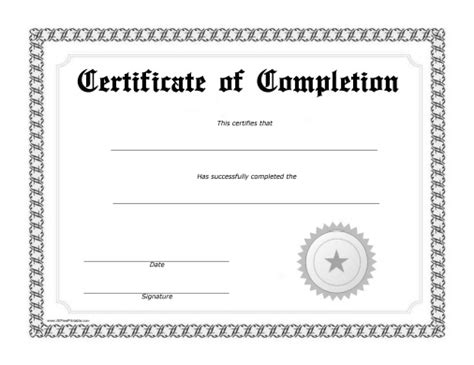 Free Printable Fill In Certificates - Free Printable Fill In Certificates : Certificate ...