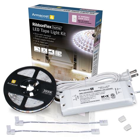 Armacost Lighting RibbonFlex Home 16 ft. AC Dimmable LED Tape Light Kit | The Home Depot Canada