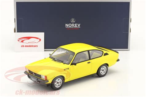 E Jaune Avec Ats Jantes Maquette de Voiture 1:18 Norev Opel Kadett C Gt Productos de moda Trend ...