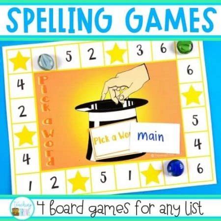 Spelling Games for any Spelling List - Teaching Trove