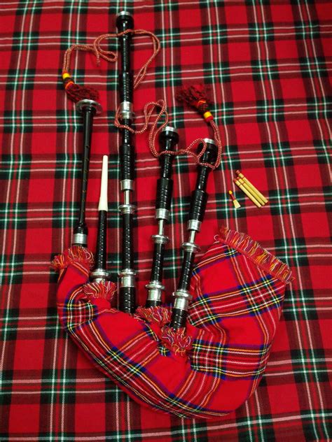 TC Scottish Bagpipes Rose Wood/Highland Bagpipes Full Size/Irish ...