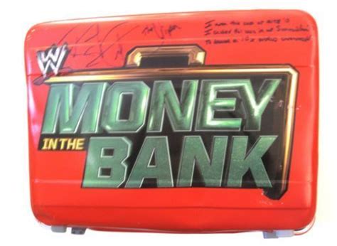 Money in the Bank Briefcase | Wwe, Bank, Ebay