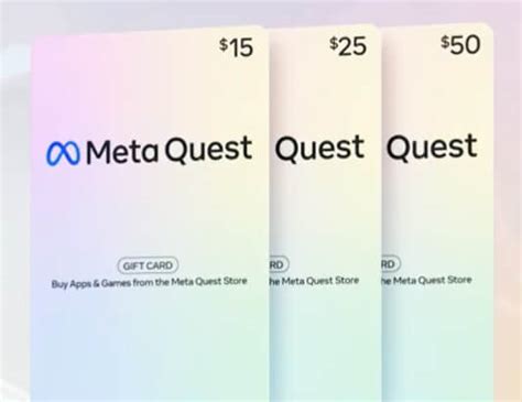 Unlock the World of Virtual Reality Gaming with Meta Quest Gift Card