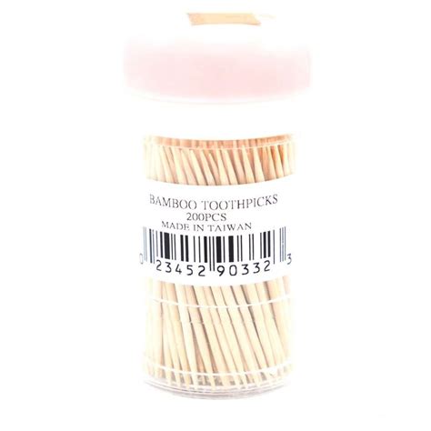 Bamboo Toothpicks - 200 pcs - Well Come Asian Market