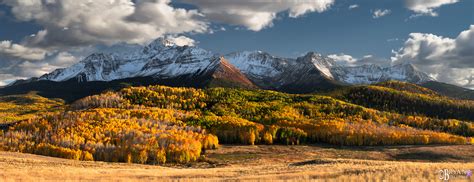 Wilson Peak Fall Colors Panorama large photo print