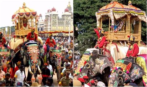 Mysore Dasara Procession 2017 Live Streaming: Watch Video of Jamboo Savari or Dussehra ...