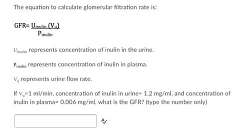 Glomerular Filtration Rate Equation | Images and Photos finder