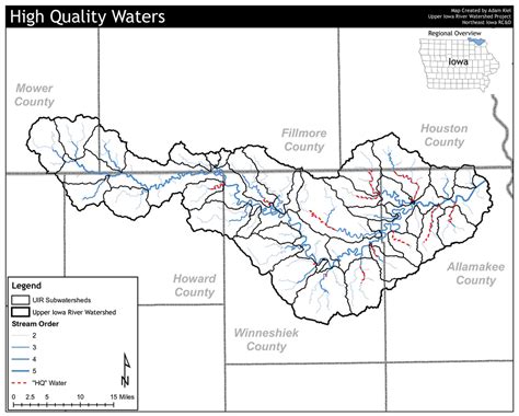 Upper Iowa River Watershed- Maps