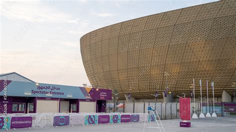 Lusail Iconic Stadium or Lusail Stadium Stock Photo | Adobe Stock