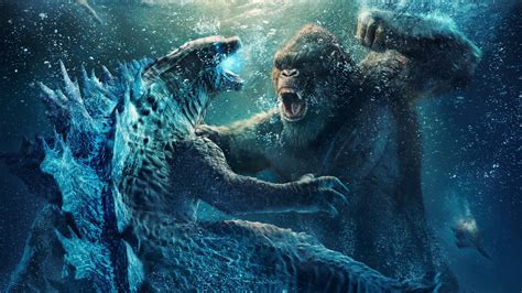 Download wallpaper: Godzilla vs Kong 2 1920x1080