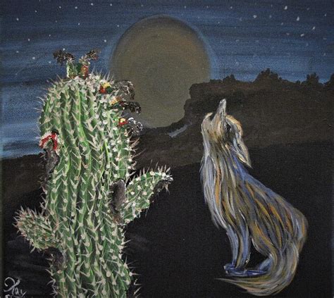 Howling Coyote Painting by Kay Sinclair - Pixels