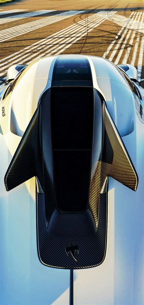 Koenigsegg Jesko "Dorsal Fins" located on the rear clamshell, image enhancements are by Keely ...