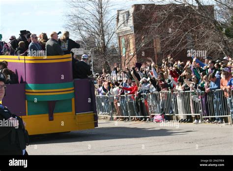 St. Louis Mardi Gras Parade in Soulard-St. Louis, Missouri, USA Stock Photo - Alamy