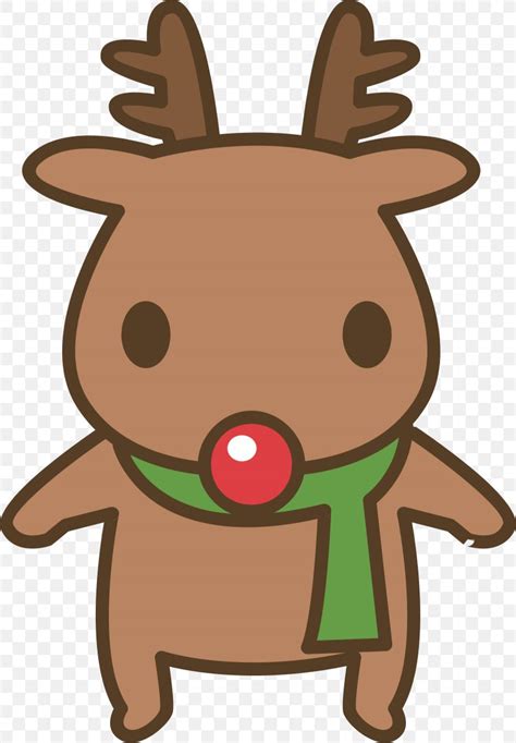 Reindeer Rudolph Clip Art Illustration, PNG, 1640x2361px, Reindeer ...