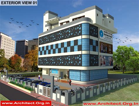 Best Commercial Complex Design in 11105 square feet – 203 – Architect.Org.In