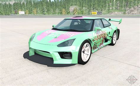 Hirochi SBR4 GT Widebody v1.2 para BeamNG Drive