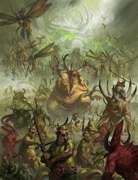 Nurgle Dark Fantasy Art, Fantasy Battle, Fantasy Rpg, Fantasy World ...