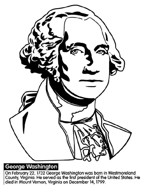 29+ George Washington Coloring Page - ConnellFinnan