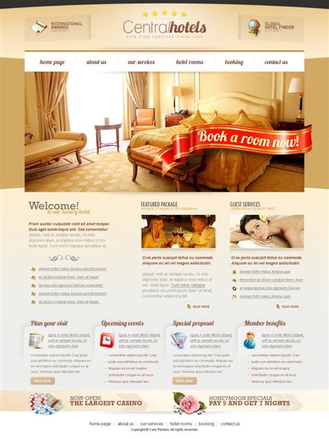 14 Best Free Hotel PSD Website Templates 2024