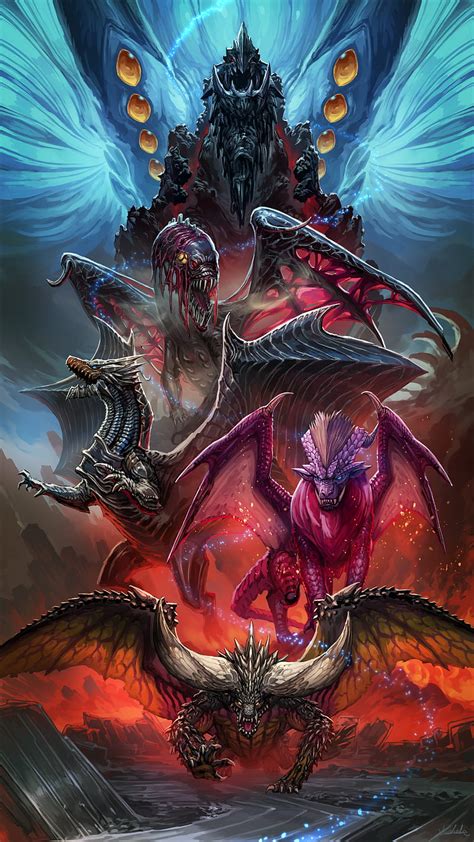 1366x768px, 720P free download | MHW Elder Dragons, dragon, elder dragons, game, monster hunter ...