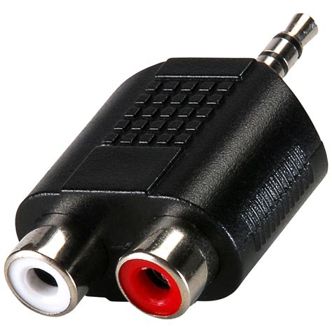 3.5mm Stereo Plug To Dual RCA Jack Adapter | eBay