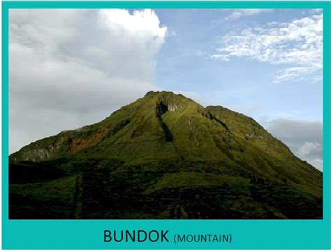 My Homeworks: Anyong Lupa: BUNDOK (mountain)