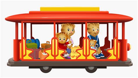 Daniel Tiger In A Streetcar - Trolley From Daniel Tiger, HD Png ...