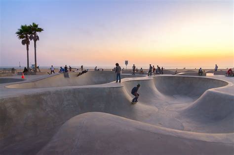 Venice Beach: Skatepark mit Sand zugeschüttet