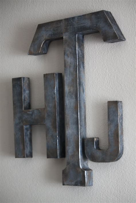 16 Large Metal Letters Letters metal