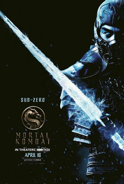 Subzero Mortal Kombat 2021 movie Poster | Etsy