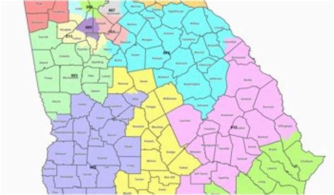 Map Of Georgia School Districts - Cities And Towns Map