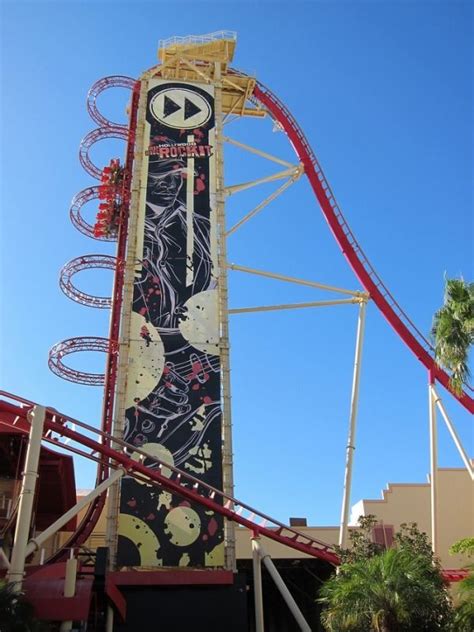 #Hollywood Rip Ride Rockit, #Universal Studios Florida. #rolercoaster | Roller coaster, Roller ...