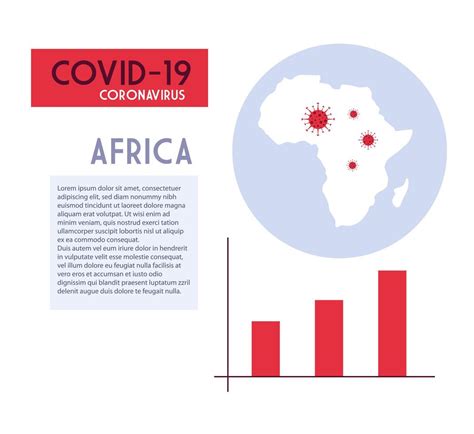 africa map with the propagation of the covid 19 2676053 Vector Art at Vecteezy