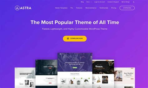 50 Best Astra Starter WordPress Templates