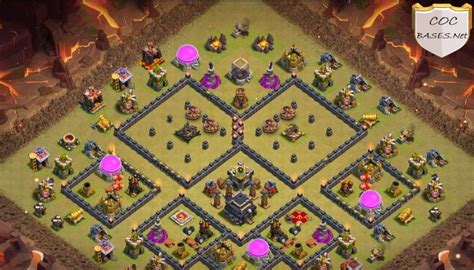 10 Best TH9 War Bases 2021 Copy Links - New War COC Bases TH9