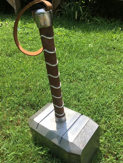 Mjolnir Welded Stainless Steel Thor's Hammer replica - Steve Gannon ...