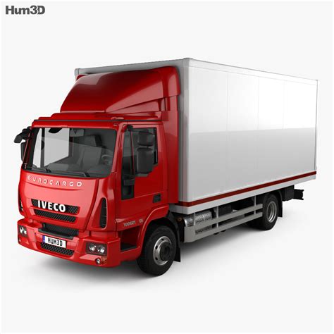 Iveco EuroCargo Box Truck 2013 3D model - Vehicles on Hum3D