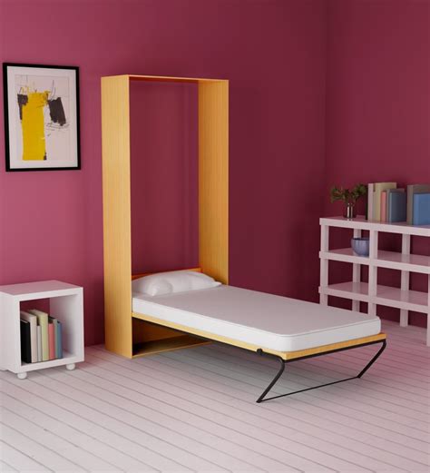 Buy Friss Vertical Wall Mounted Space Saving Single Bed with 3.5 inch ...