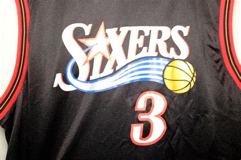 Vintage Allen Iverson 76ers Jersey Large - Etsy