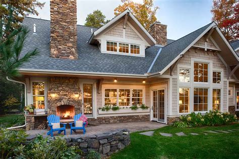 Dreamy coastal cottage enjoys a tranquil lakeside setting in the Midwest