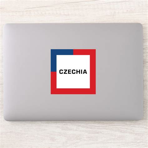 Stickers - Czechia 01A - Colors of the Czech Flag - Amazing Czechia