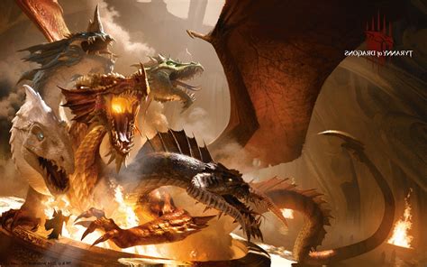 dragon, Dungeons And Dragons, Artwork, Fantasy Art, Tiamat Wallpapers HD / Desktop and Mobile ...
