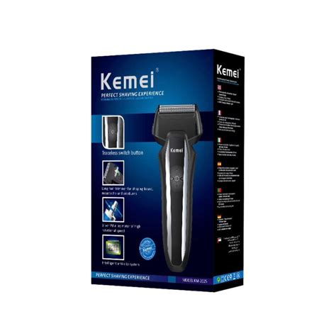 Kemei Shaver with Two Blades Face Beard Sideburns Mustache KM-2025 ...